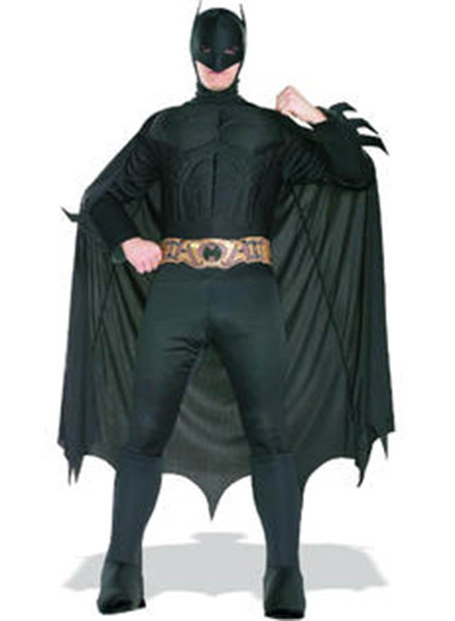 RUBIE'S Deluxe Batman Costume For Age 7-8 Years,Size L (Height 128cm) - Image 2