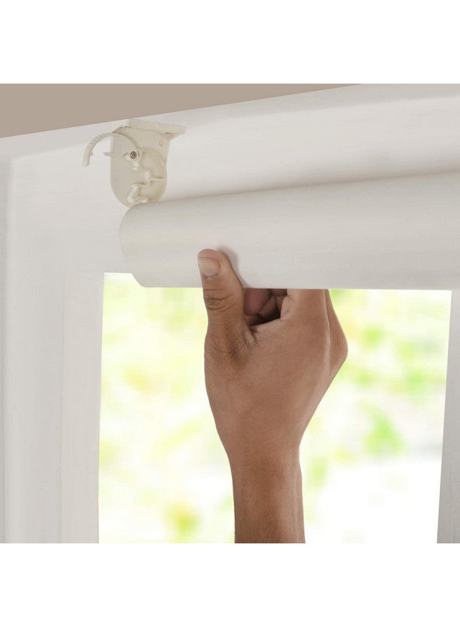 Deco Window Polyester Semi-Blackout Roller Blinds For Windows (41 Inches W X 84 Inches H,Snow White) Light Filtering Roll-Up Shades Sun Uv Protection For Home & Office - Image 5