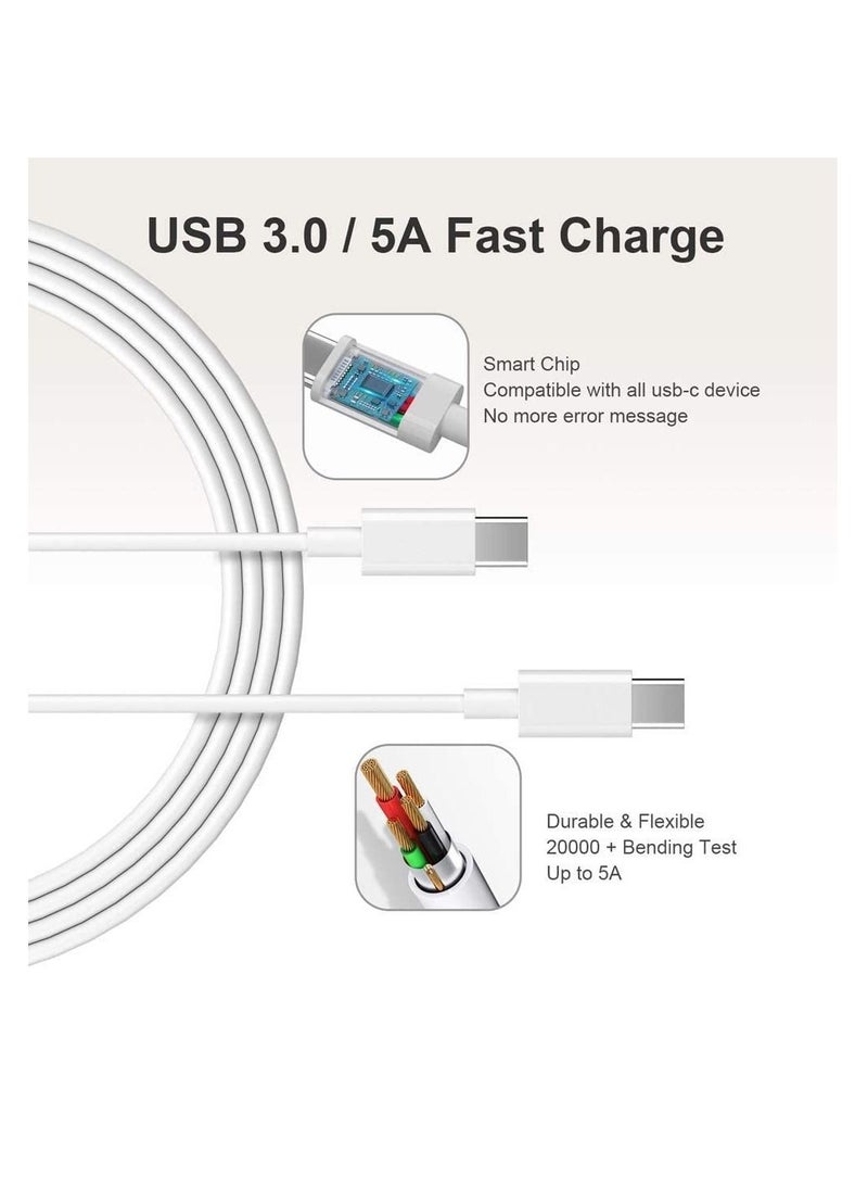 Generic - Replacement MacBook Pro Charger 87W USB C Power Adapter Compatible with 13/15 Inch After 2016 for Mac Book Air After 2018 Works with USB C 87W Include Charge Cable 6.6Ft - Image 1