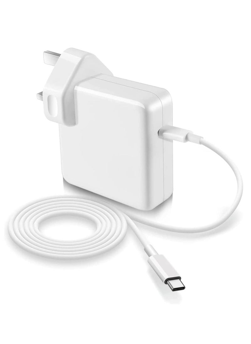 Generic - Replacement MacBook Pro Charger 87W USB C Power Adapter Compatible with 13/15 Inch After 2016 for Mac Book Air After 2018 Works with USB C 87W Include Charge Cable 6.6Ft - Image 1