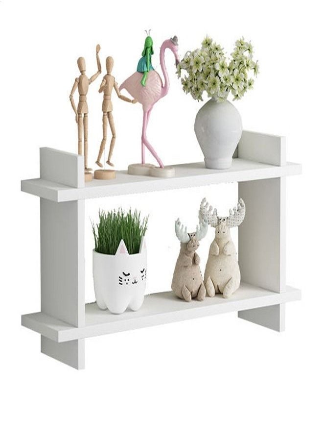 C&C Home - Wall Shelf Storage PVC Sheet Waterproof Wooden Bookcase Cabinet - Image 1