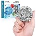 DYRDM Magnetic Fidget Sphere 12 PCS 200 Combinations with Magnet Blocks Magnetic Fidget Toys Sensory Balls Desk Toys for Adults Teens 14 Stress Relief Gift Stocking Stuffers Graphite - Image 2