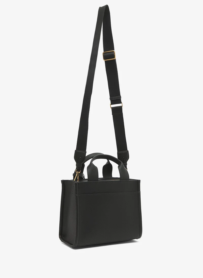 DKNY black/gold Hadlee Small Tote for Women | Best Price UAE