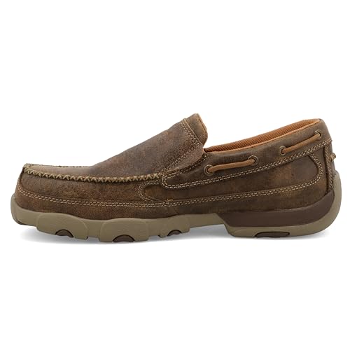 Twisted X Men's Work Slip-On Driving Moc, Moc Toe Composite Toe, Bomber, 10.5 M - Image 2
