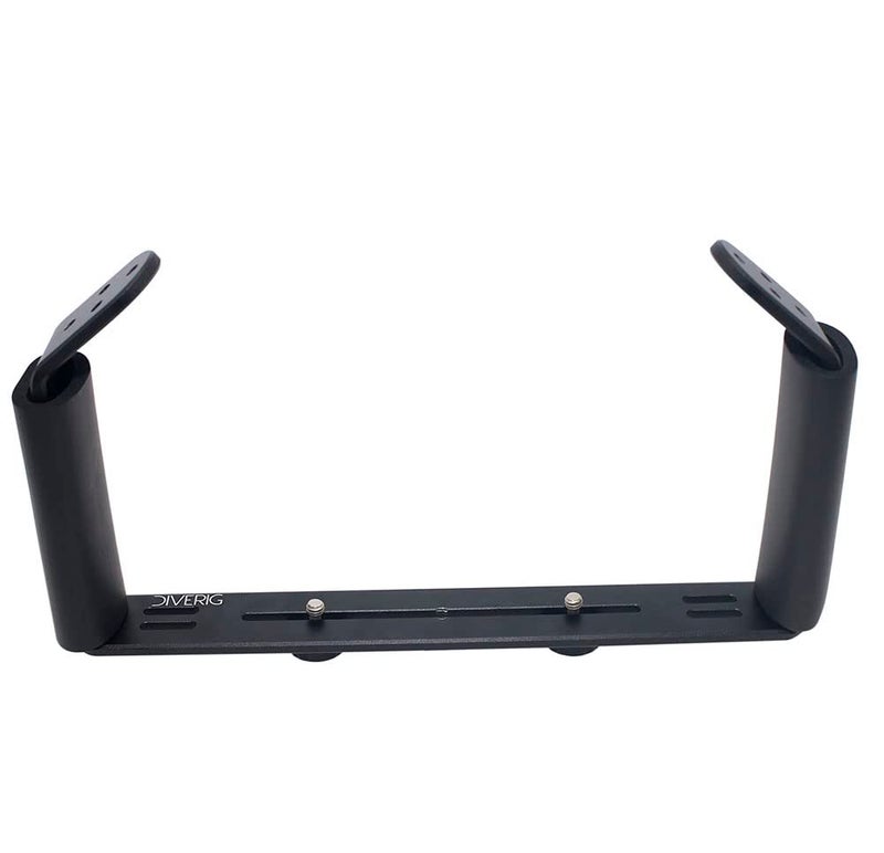 nitescuba Underwater Handle Tray Bracket Aluminum Alloy Dual Handheld Video Light Stabilizer Tray for Camera housing，Handle Grip for gopro Set up Works for Hero 10,Action Camera - Image 4