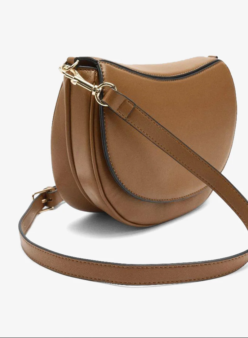 بارفوا حقيبة كروس بودي بيضاوية مع فتحة