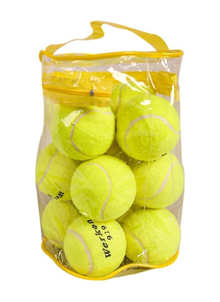 360 Degree 360 Degree Werkon 919 Tennis Ball 12-Pieces, Yellow 