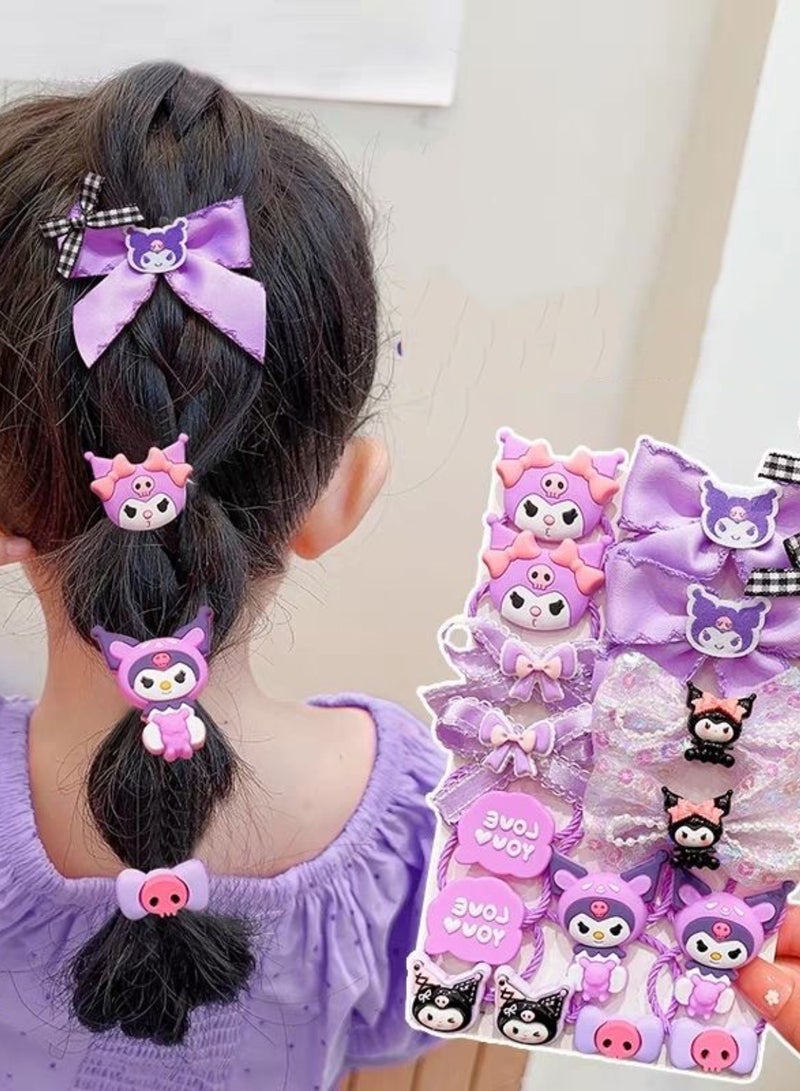 لا يؤذي شريط المطاط للأطفال من كورومي للبنات الشعر ولديه مرونة جيدة - Image 2