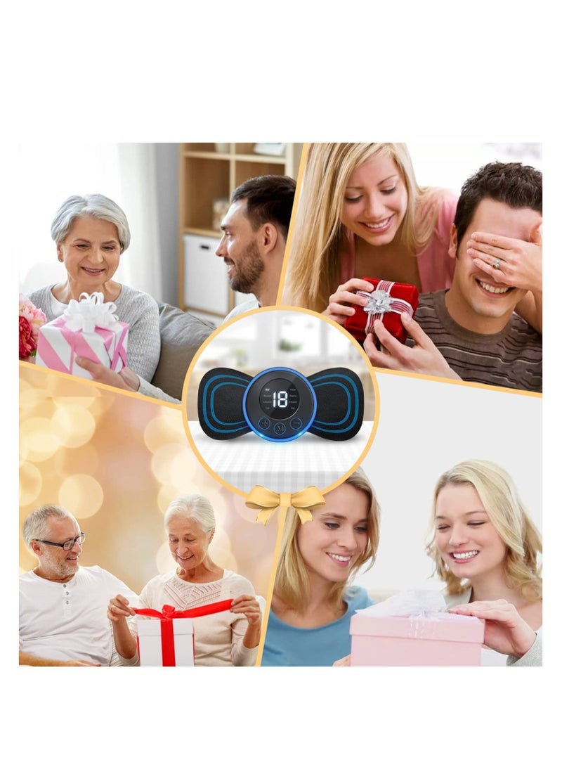 ELTRAZONE Body Massager,Neck Massage Machine Rechargeable Portable Wireless Mini Reusable Pain Relief EMS Massager with 8 Modes and 19 Levels for Shoulder,Arms,Legs - Image 5