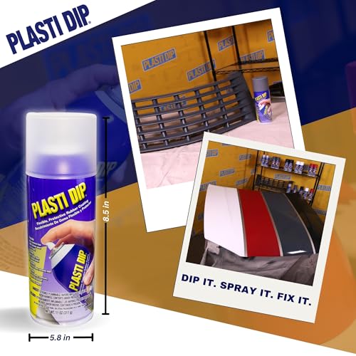 Plasti Dip White Matte Spray 11 oz for Automotive Enthusiasts – Peelable, Durable Spray Rubber Tool Coating – Non-Slip Helps Protect Items Against Moisture, Acids, & Abrasion – (6 Pack) - Image 5