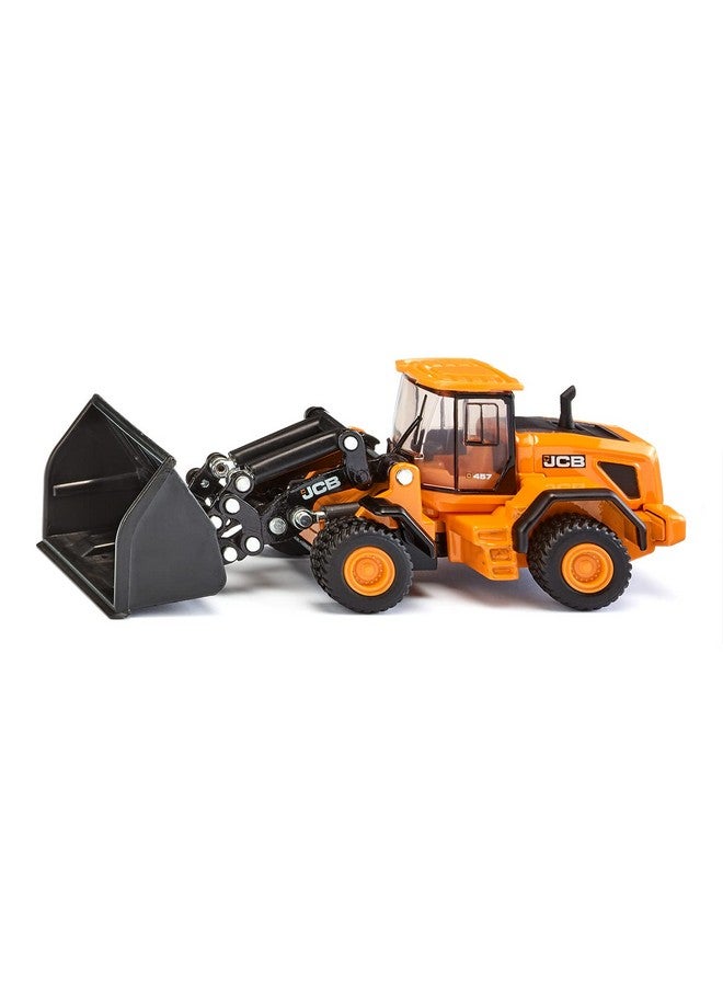 Siku 1789, JCB 457 WLS Wheel Loader, Toy Model, 1:87, Metal/Plastic, Yellow/Black, Articulated Joint, Movable Bucket - Image 1