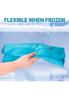 Comfytemp Large Ice Pack For Back Pain Relief, 13.5" X 21.5" Reusable Gel Hot And Cold Compress Therapy For Full Body Injuries, Swelling, Bruises, Sprains, Surgery, Back, Hip, Legs, Fsa Hsa Approved  - Image 3