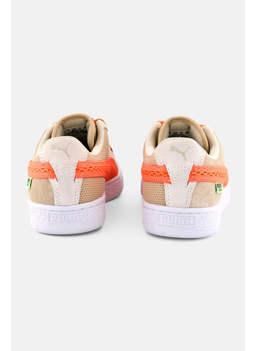 PUMA Kids Boy Suede Textured Outdoor Shoes, Orange  - Image 2
