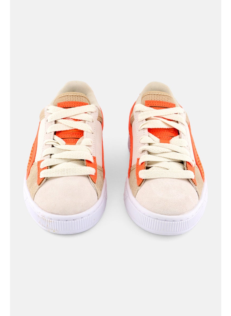 PUMA Kids Boy Suede Textured Outdoor Shoes, Orange  - Image 4