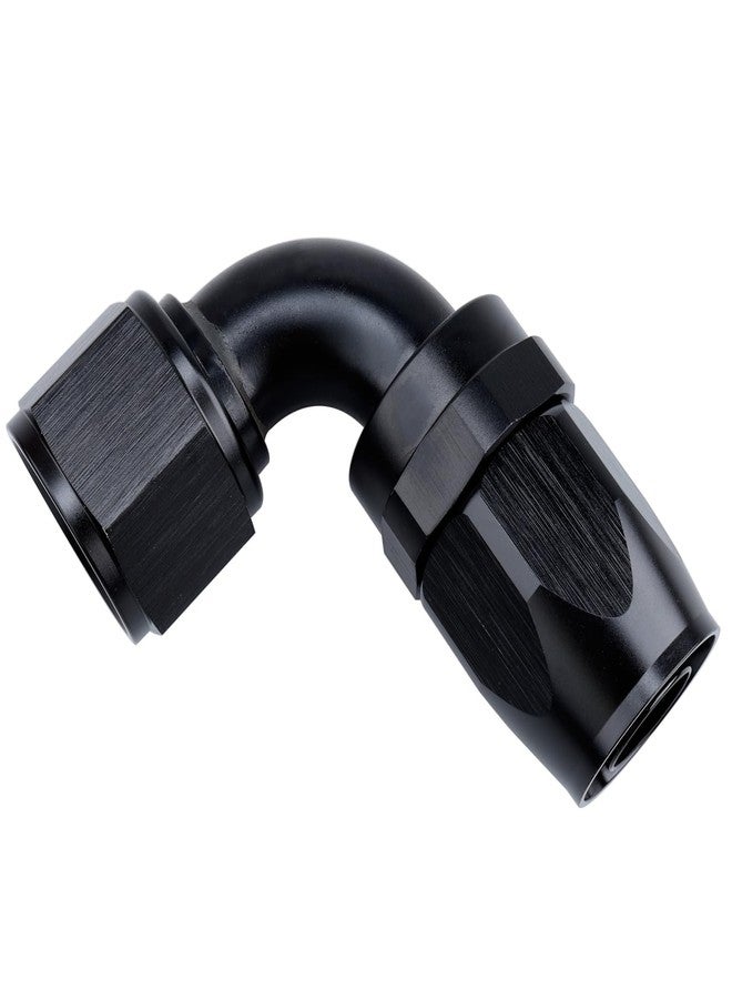 AC PERFORMANCE 90 Degree -12 AN Swivel Hose End Fitting Aluminum Black - Image 4