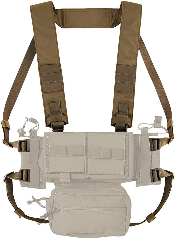 KRYDEX Fat Strap Shoulder Harness and Back Strap for MK3 MK4 MK5 Chest Rig - Image 1