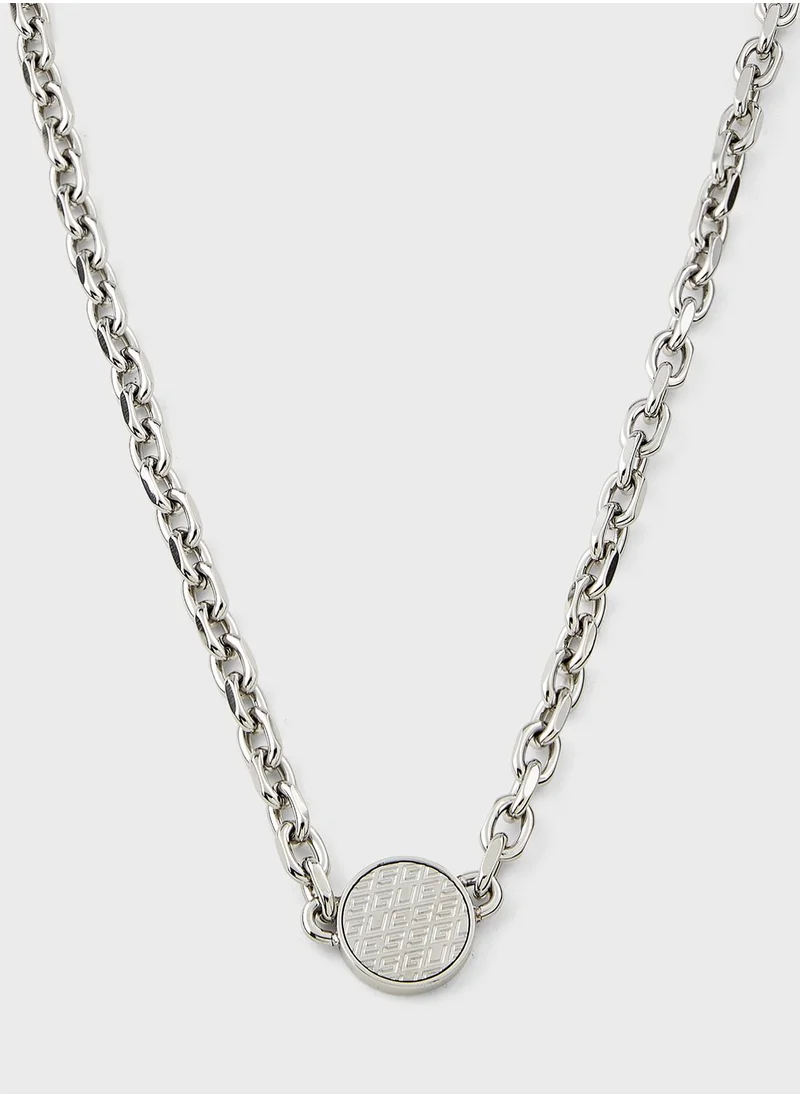 GUESS Coin Pattern Necklace