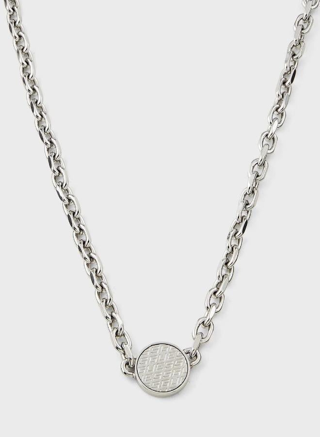 GUESS Coin Pattern Necklace - Image 1