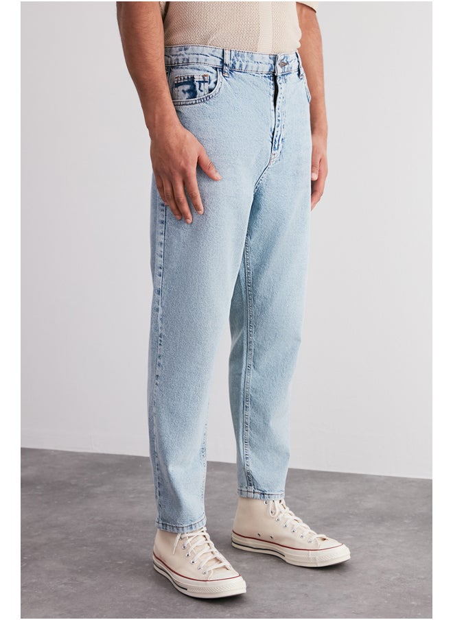 trendyol Blue Loose Fit Jeans Loose Jeans TMNSS22JE0223  - Image 1