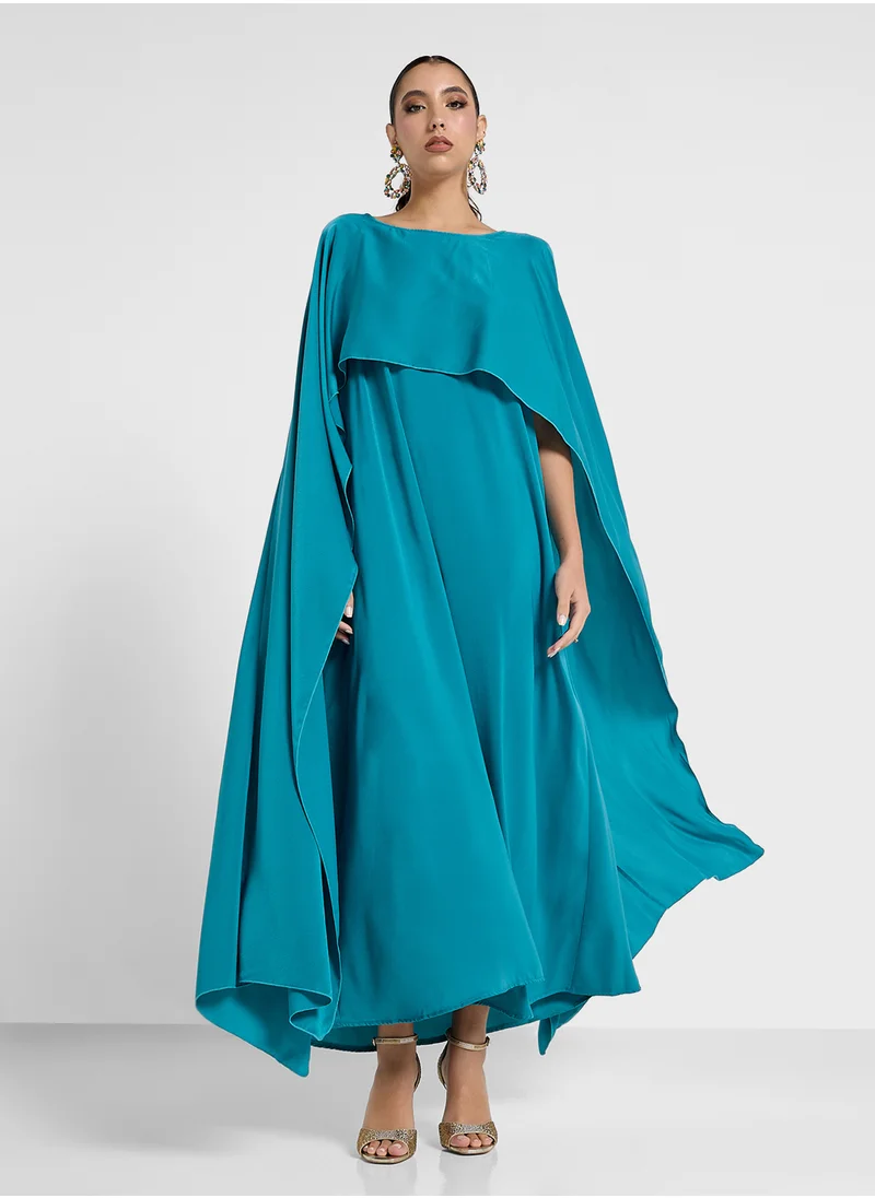 Khizana Cape Sleeve Dress