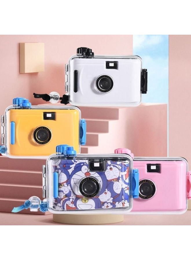 Generic Non-Polaroid Camera Directly Produces Photos, Fool Film Camera, Children's Student Style, Cheap, With Beauty Retro-Body Color:Love K Cat Camera +8 Color Film + Waterproof Shell  - Image 4