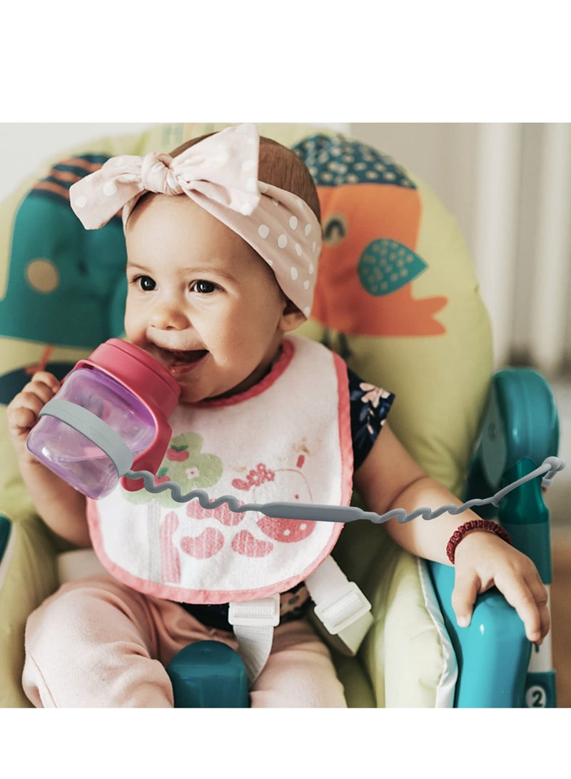Adjustable Baby Safety Straps - 5 Pack Silicone Holders for Strollers, High Chairs & Car Seats, BPA Free, Perfect for Teething Toys & Pacifiers - Image 2