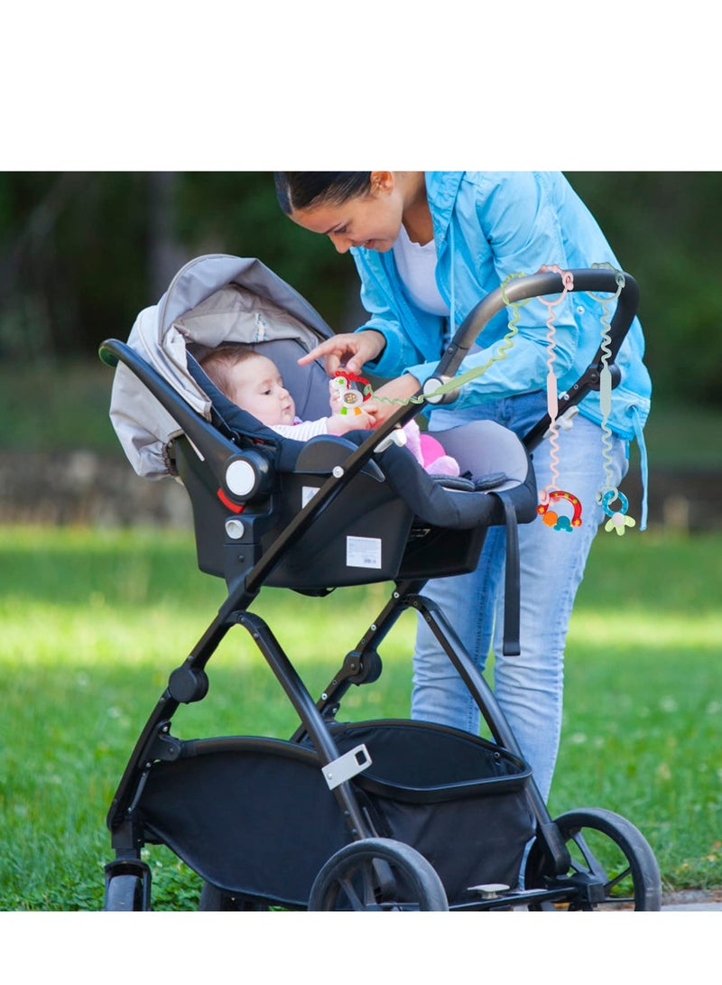Adjustable Baby Safety Straps - 5 Pack Silicone Holders for Strollers, High Chairs & Car Seats, BPA Free, Perfect for Teething Toys & Pacifiers - Image 5