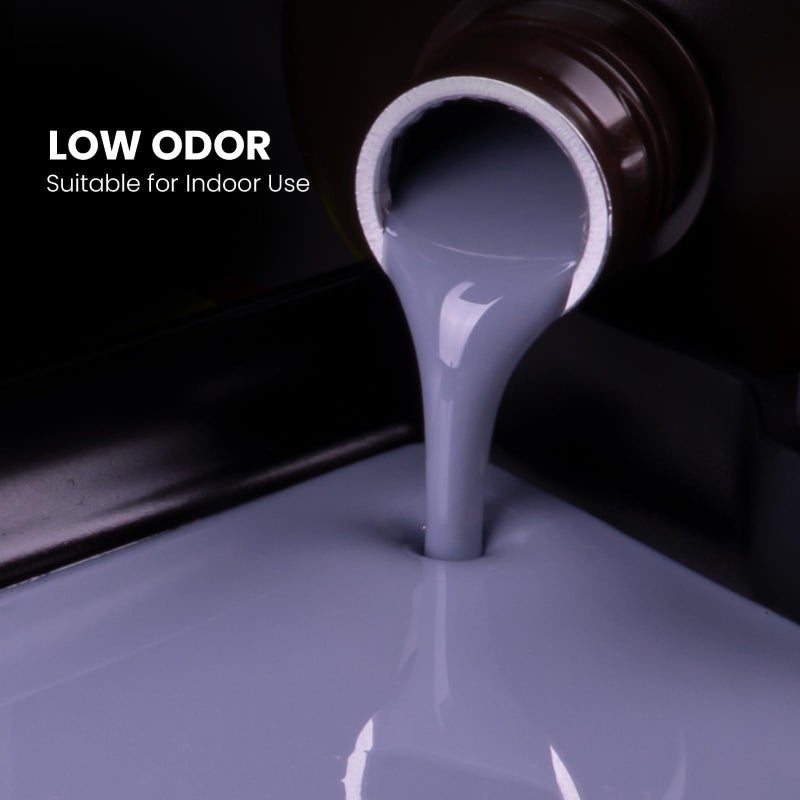 ELEGOO Water Washable 3D Printer Resin LCD UV-Curing Resin 405nm Standard Photopolymer Resin for Mars Saturn Jupiter MSLA DLP LCD 3D Printing 1000Gram Ceramic Grey - Image 5