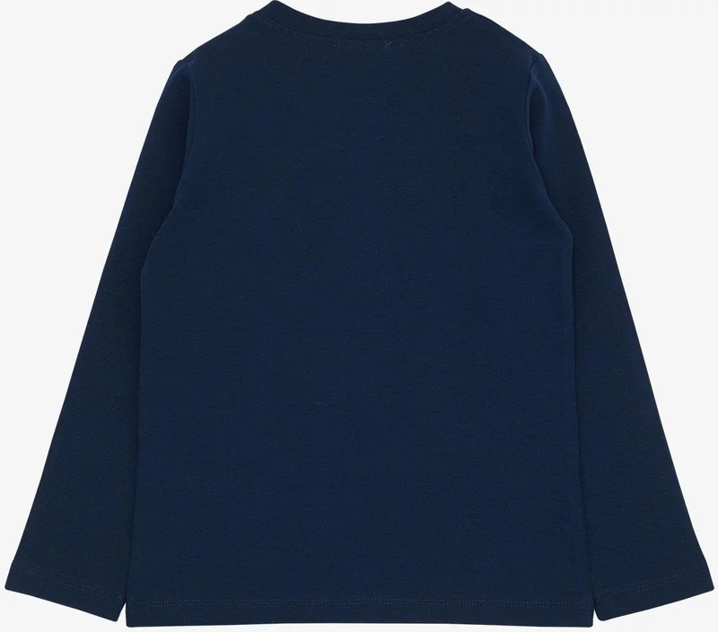 بريز Breeze Boy's Long Sleeve T-Shirt Basic 4-8 Years, Navy Blue