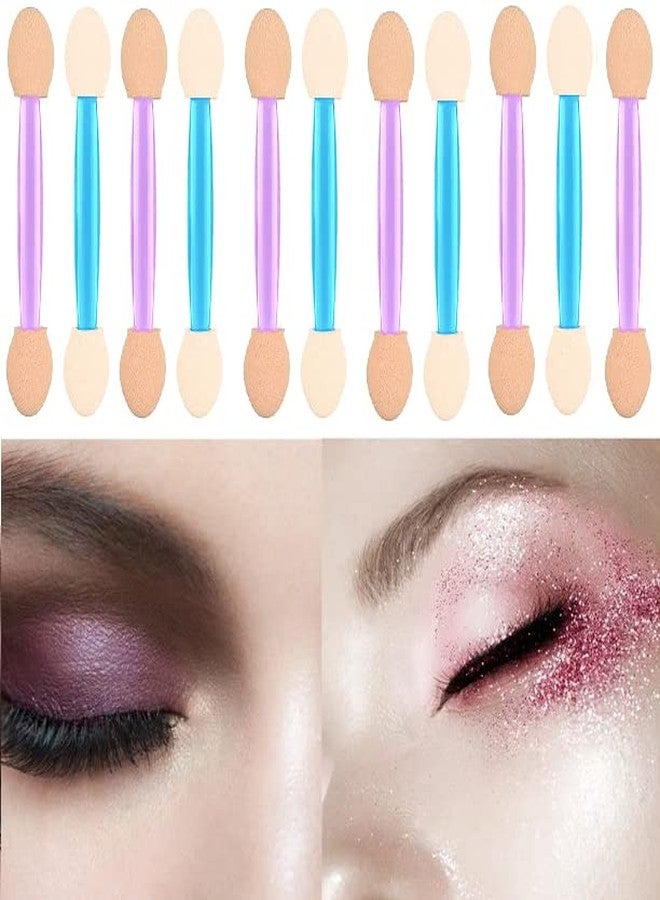 Ghelonadi Eye Shadow Sponge Makeup Applicators Stick Dual Sides Sponge for Home and Salon Use Pack of 12 - Image 3