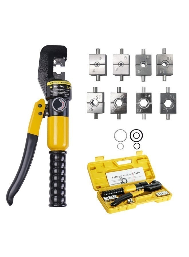 كاشيمانو أداة التجعيد الهيدروليكية YQ70A للمشاكل لسلك الكابلات الطرفية الكهربائية 4-70 مم² - Image 1