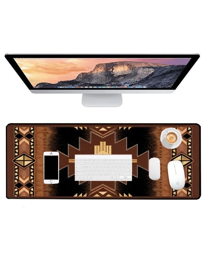 Mouse Pad, Waterproof Large Desk Mouse Pad,800 x 300 x 3mm, 31.5 x 11.8 x 0.157in,Non-Slip Rubber Base Office Desk Keyboard Mouse Pads Desk Decoration Suitable for Gaming, Office - Image 3