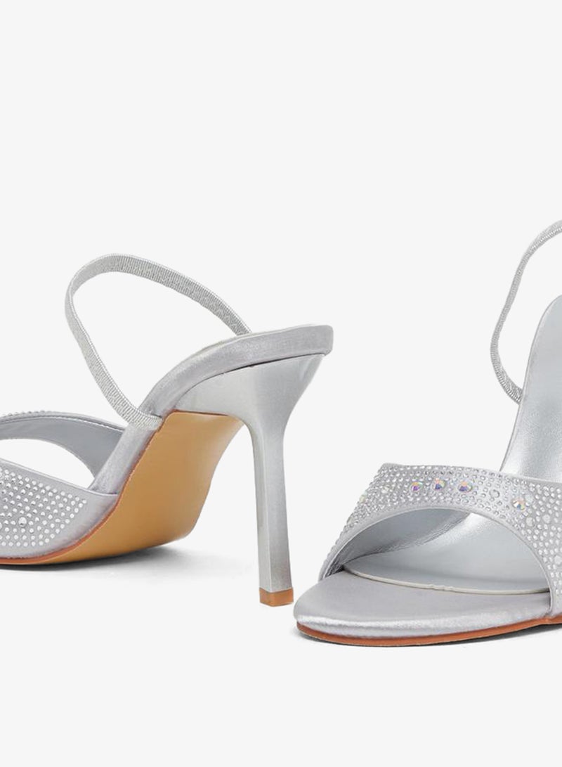 ستايلي صنادل بكعب ستيليتو بحزام خلفي مزخرف - Image 3