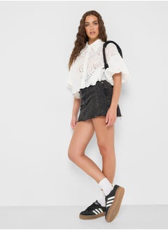 Ginger Schiffli Button Down Shirt  - Image 4
