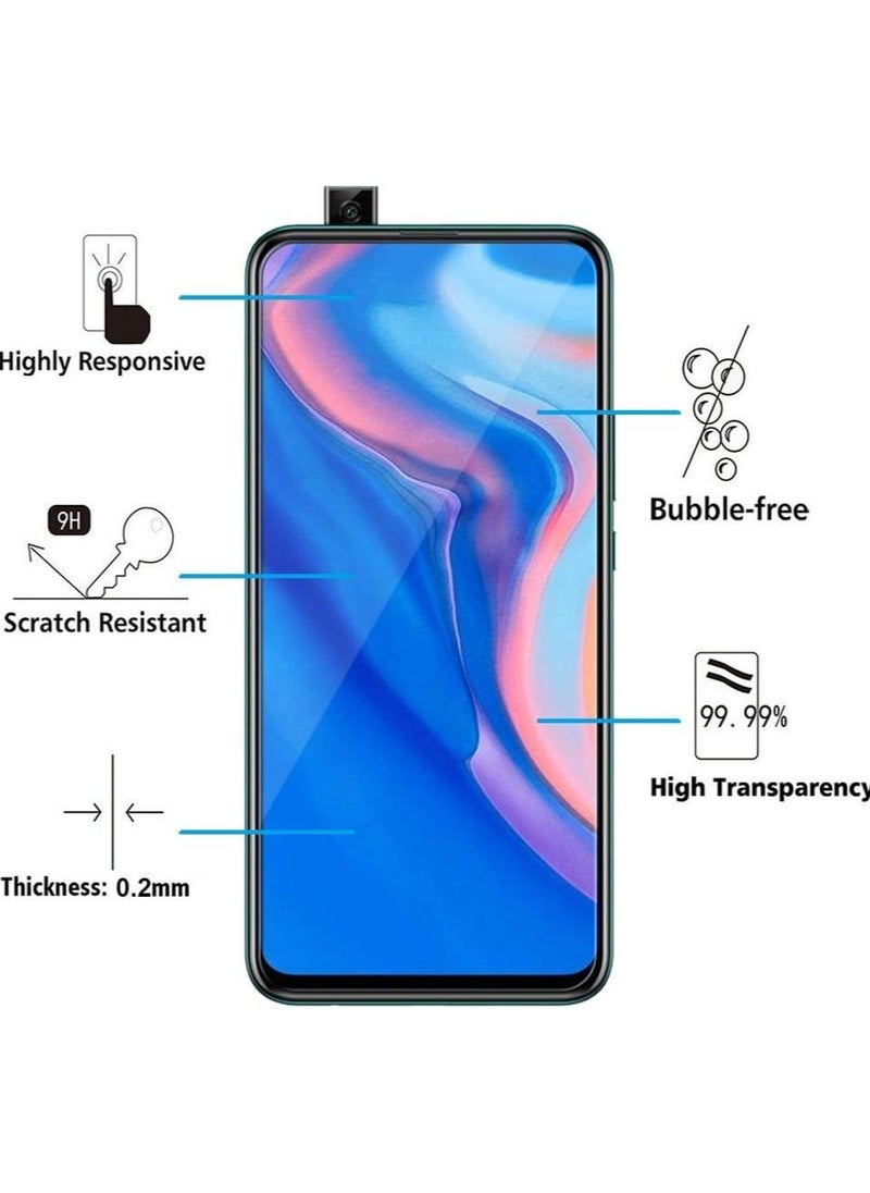 Screen Protector Glass Full Glue Edge To Edge Screen Guard for HUAWEI Y9S / Huawei Y9 Prime (2019) (Black)