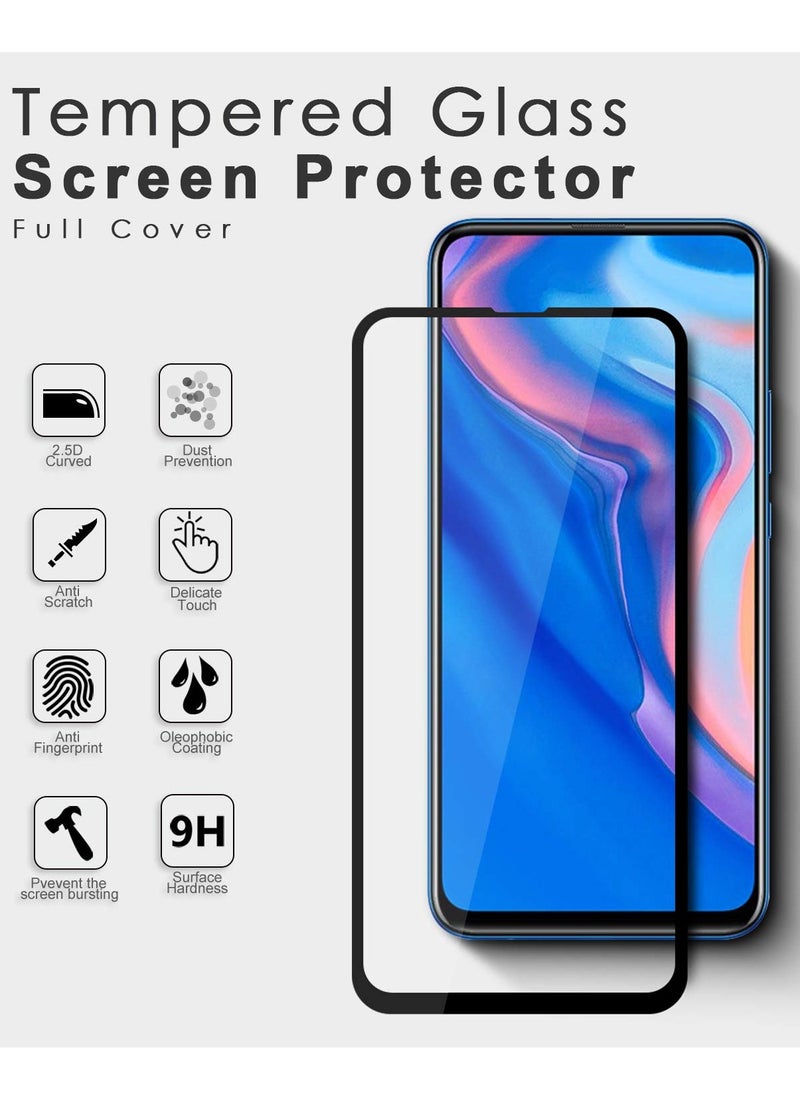 Screen Protector Glass Full Glue Edge To Edge Screen Guard for HUAWEI Y9S / Huawei Y9 Prime (2019) (Black)