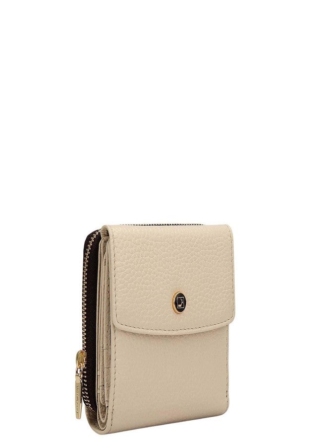Da Milano Leather Wallet for Women - White (10033OL) - Image 2