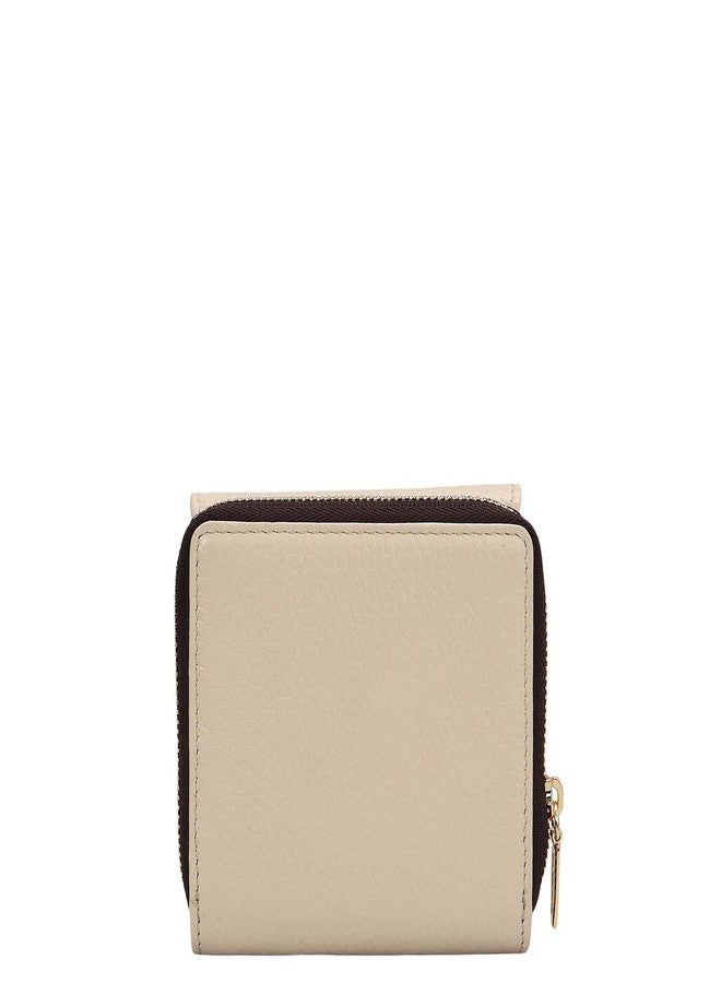 Da Milano Leather Wallet for Women - White (10033OL) - Image 3