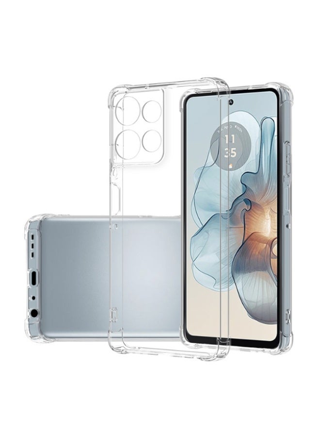 SanHu for Motorola G75 5G 2-In-1 Thin Soft Case Cover, Anti Drop Protection, Anti Fingerprint, Durable, Easy To Clean And Install, Frosted Protective Case+Transparent Four Corner Anti Drop Protective Case - Image 5