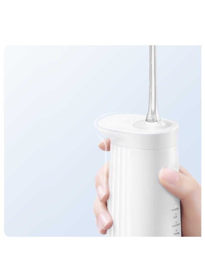 يو سمايل جهاز تنظيف الأسنان بالماء من يوسمايل سي واي زيرو  بالموجات فوق الصوتية - أبيض - Image 3