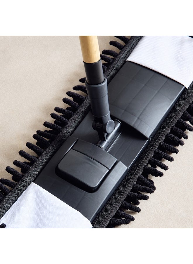 Home Box Ebony Bamboo Handle Flat Mop 130 x 43 cm  - Image 4