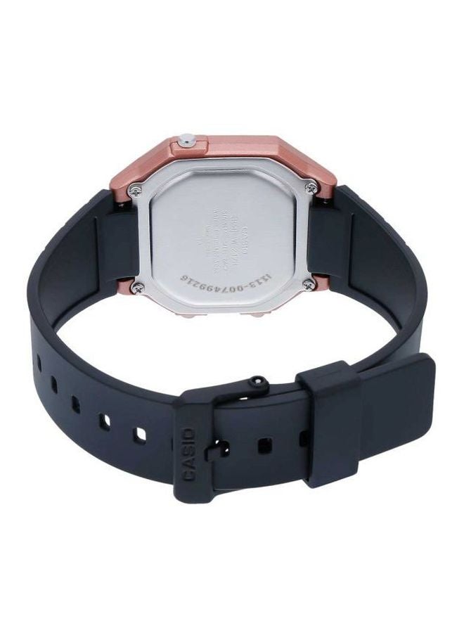 CASIO Unisex Youth Water Resistant Digital Watch W-217HM-5AV - 41 mm - Black - Image 2