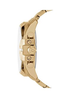 DIESEL Men's Mega Chief Stainless Steel Chronograph Wrist Watch DZ4360 - 51mm - Gold  - Image 3