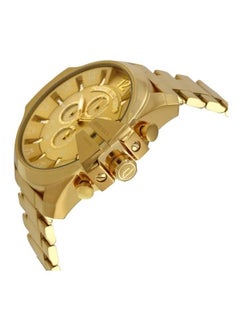 DIESEL Men's Mega Chief Stainless Steel Chronograph Wrist Watch DZ4360 - 51mm - Gold  - Image 4