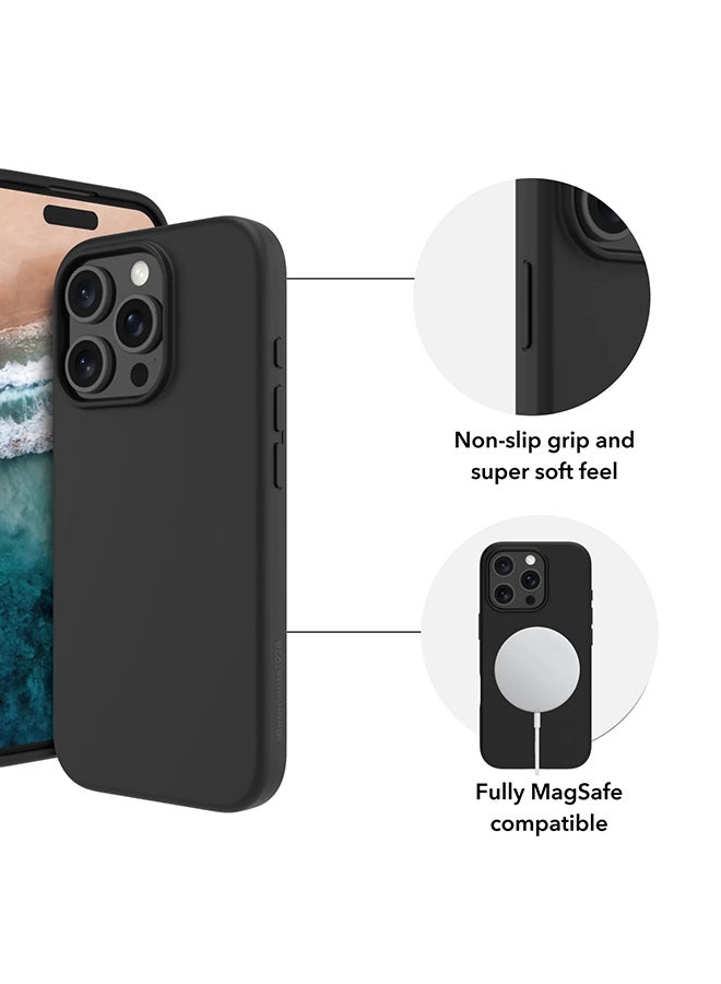 DBRAMANTE1928 Monaco Magsafe Impact Protection Case Iphone 16 Pro Black  - Image 4