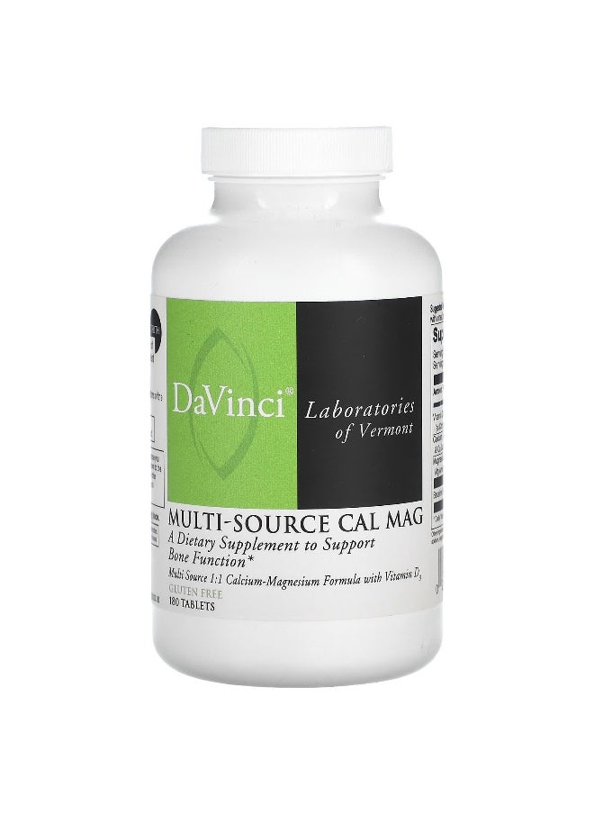 DaVinci Laboratories DaVinci Laboratories, Multi-Source Cal Mag, 180 Tablets  - Image 1