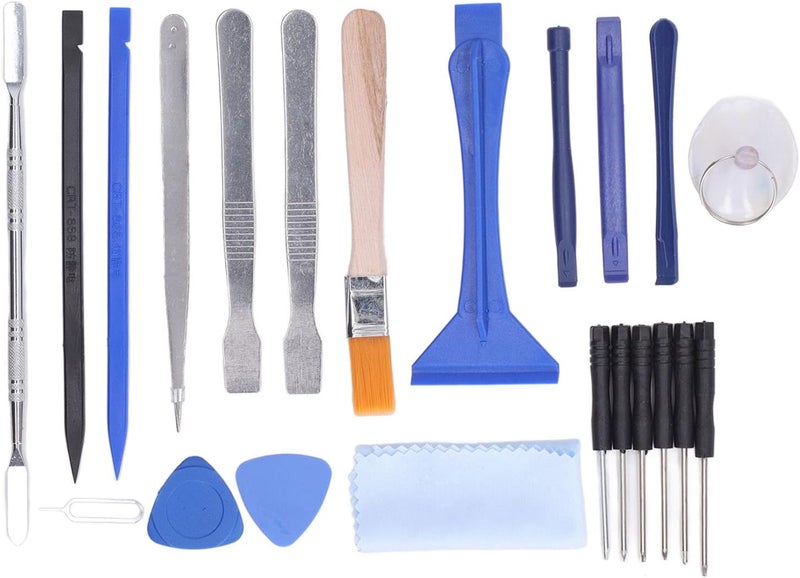 Electronic Equipment Removal Set for Stickers Labels Grease and Paint - 22 Piece Disassembly Tool and Repair Kit with ABS and Stainless Steel Components - Portable Manual Hand - Image 1