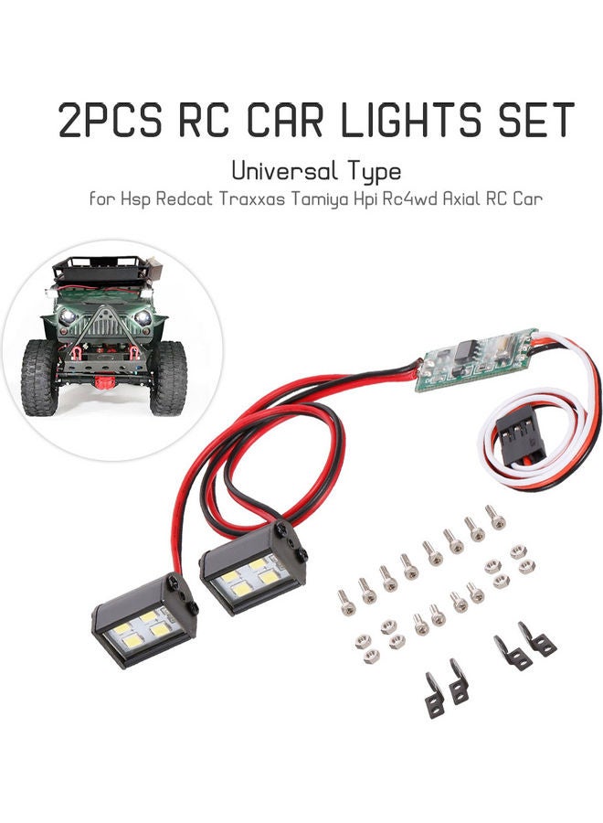 Loquat 2-Piece RC 8 LEDs For RC Car DIY - Image 1