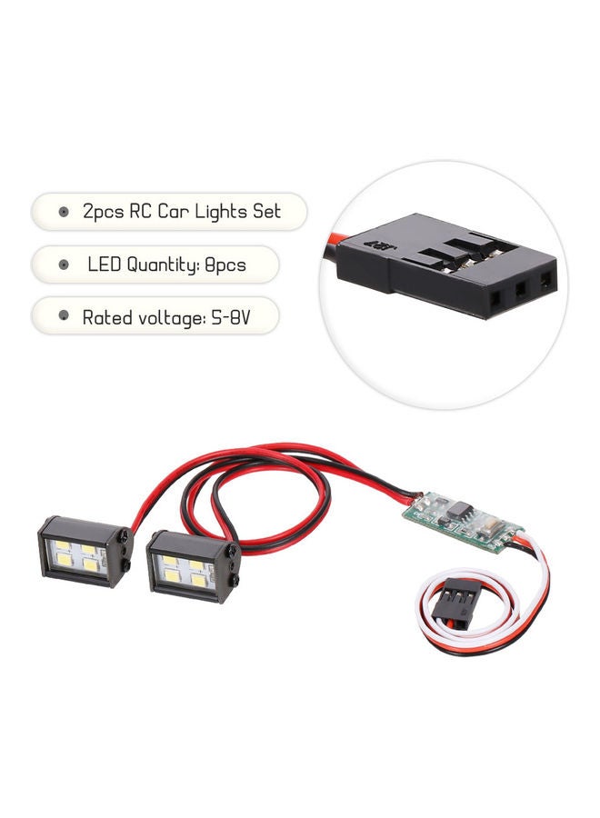 Loquat 2-Piece RC 8 LEDs For RC Car DIY - Image 2