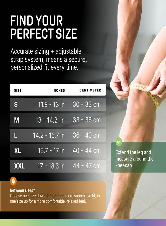 Modvel 7mm Neoprene Knee Sleeves for Men & Women Weightlifting & Powerlifting – Compression Knee Sleeve Support for Squats, Gym, Training – USPA, IPL Approved – Medium Black (Pair) - Image 3